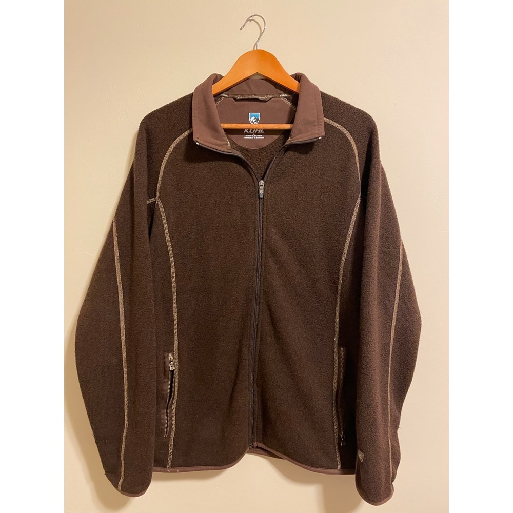 Kuhl Alfpaca Fleece Mens Full Zip Sweater Large